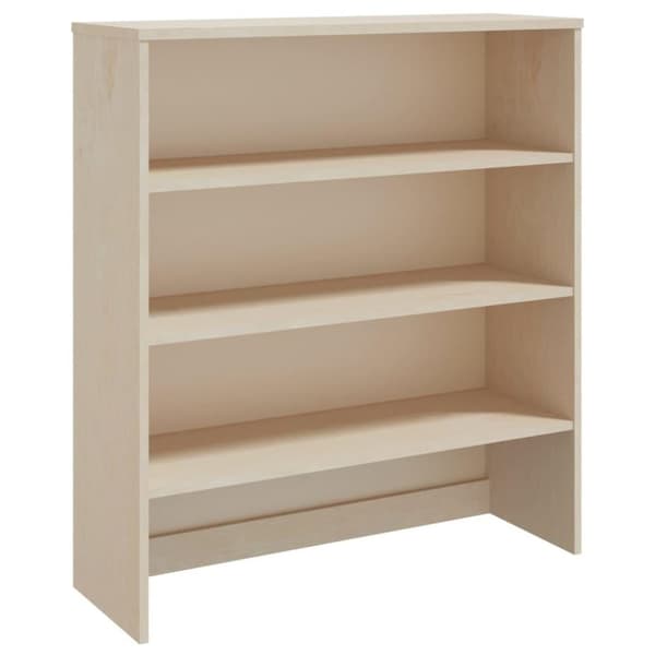 vidaXL Skjenketopp HAMAR honningbrun 90x30x100 cm heltre furu