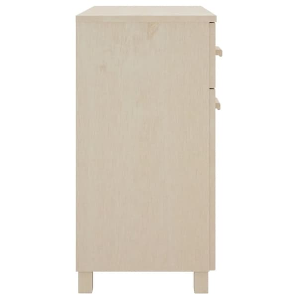 vidaXL Nattbord HAMAR honningbrun 79x40x80 cm heltre furu