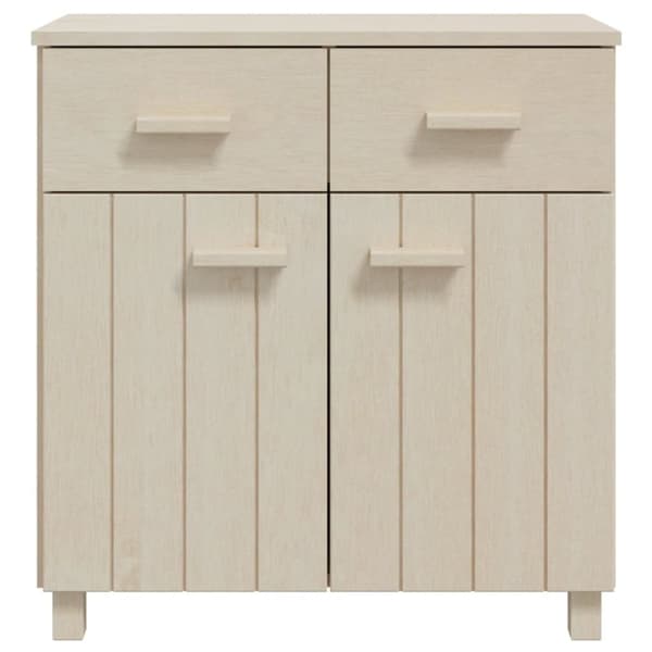 vidaXL Nattbord HAMAR honningbrun 79x40x80 cm heltre furu