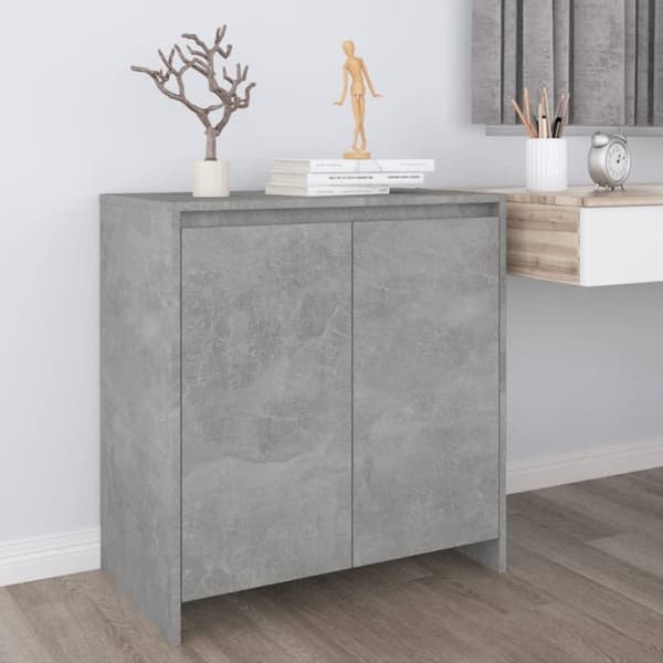 vidaXL skænk 70x41x75 cm konstrueret træ betongrå