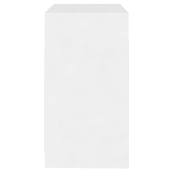 vidaXL skænk 70x41x75 cm konstrueret træ hvid