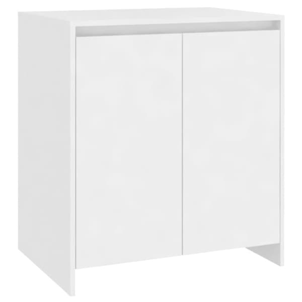 vidaXL skænk 70x41x75 cm konstrueret træ hvid