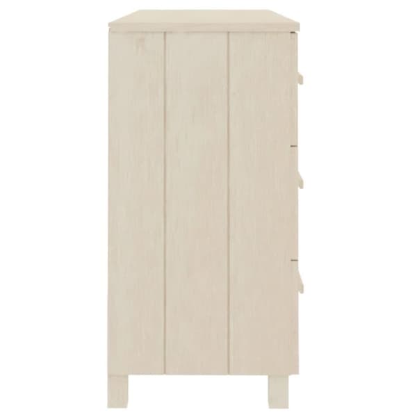 vidaXL Skänk HAMAR honungsbrun 113x40x80 cm massiv furu
