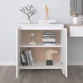 Miniatyrbilde 4 av 10: vidaXL Skjenk hvit 70x41x75 cm konstruert tre