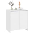 Miniatyrbilde 5 av 10: vidaXL Skjenk hvit 70x41x75 cm konstruert tre