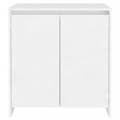 Miniatyrbilde 7 av 10: vidaXL Skjenk hvit 70x41x75 cm konstruert tre