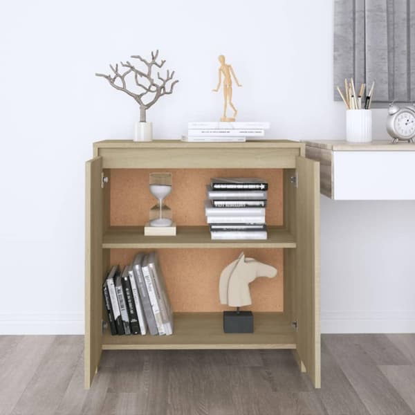 vidaXL Senkki Sonoma tammi 70x41x75 cm tekninen puu