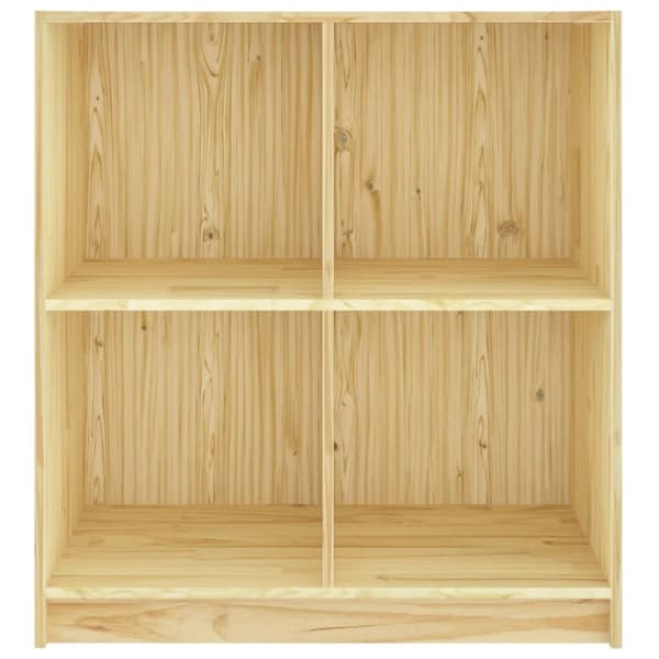 vidaXL skænk 70x33x76 cm massivt fyrretræ