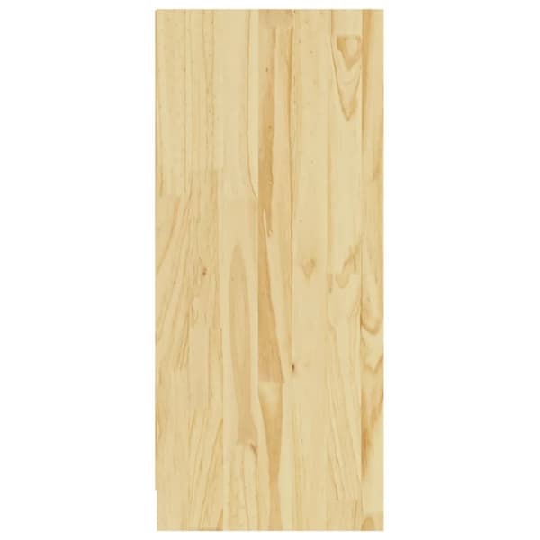 vidaXL skænk 70x33x76 cm massivt fyrretræ