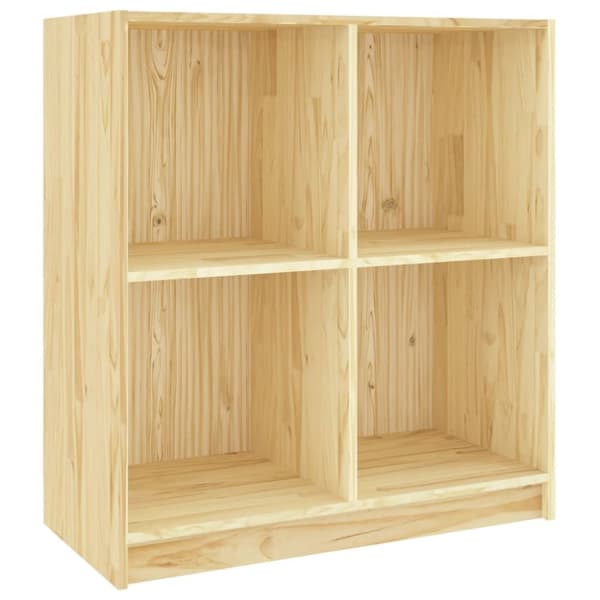 vidaXL skænk 70x33x76 cm massivt fyrretræ