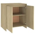 Miniatyrbilde 9 av 10: vidaXL Skjenk sonoma eik 70x41x75 cm konstruert tre