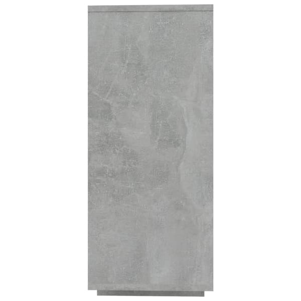 vidaXL Skjenk betonggrå 120x30x75 cm konstruert tre