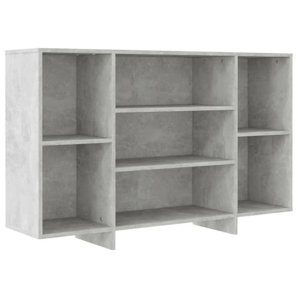 vidaXL Skjenk betonggrå 120x30x75 cm konstruert tre