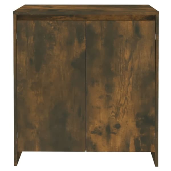 vidaXL Skänk rökfärgad ek 70x41x75 cm konstruerat trä