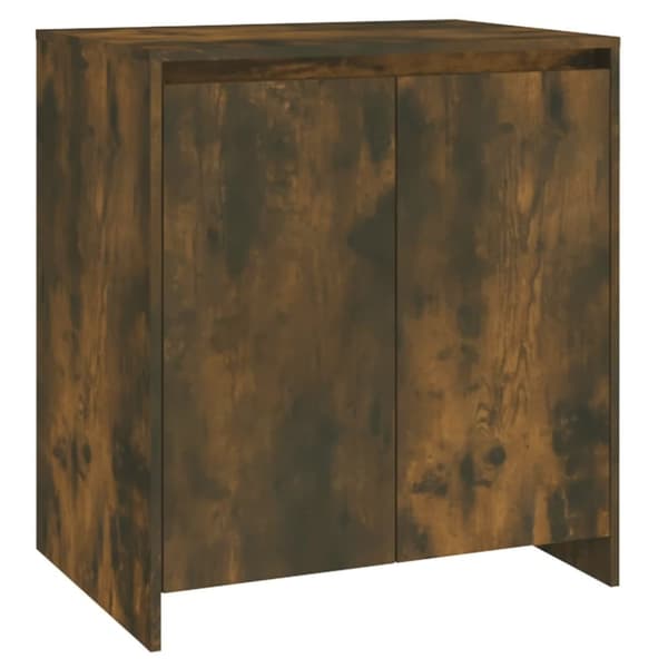 vidaXL Skänk rökfärgad ek 70x41x75 cm konstruerat trä