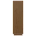 Miniatyrbilde 7 av 11: vidaXL Highboard honningbrun 37x34x110 cm heltre furu