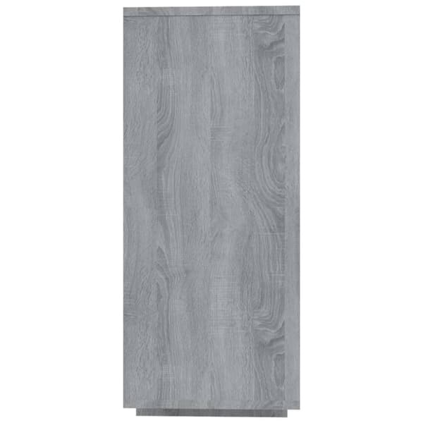 vidaXL Senkki harmaa Sonoma 120x30x75 cm tekninen puu