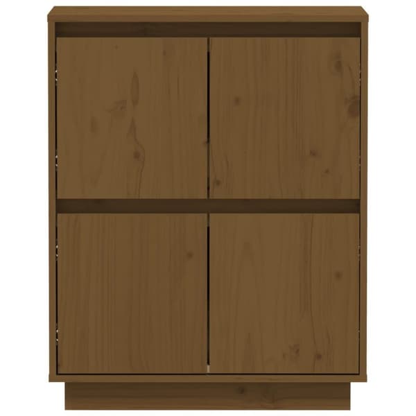 vidaXL Skjenk honningbrun 60x34x75 cm heltre furu