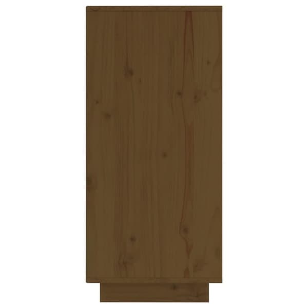 vidaXL Skjenk honningbrun 60x34x75 cm heltre furu