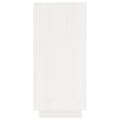 Miniatyrbilde 8 av 11: vidaXL Skjenk hvit 60x34x75 cm heltre furu