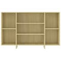 Miniatyrbilde 4 av 8: vidaXL Skjenk sonoma eik 120x30x75 cm konstruert tre