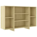 Miniatyrbilde 1 av 8: vidaXL Skjenk sonoma eik 120x30x75 cm konstruert tre