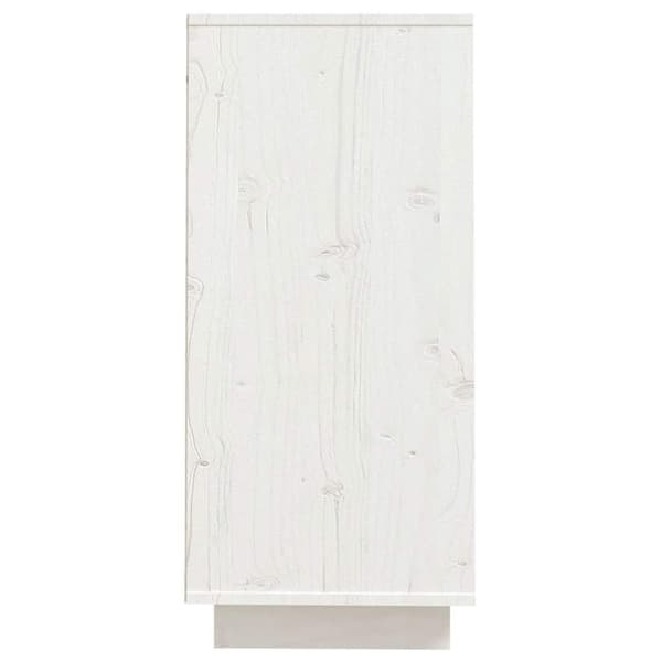vidaXL Senkki valkoinen 60x34x75 cm täysi mänty
