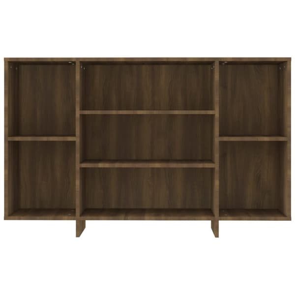 vidaXL skænk 120x30x75 cm konstrueret træ brun egetræsfarve