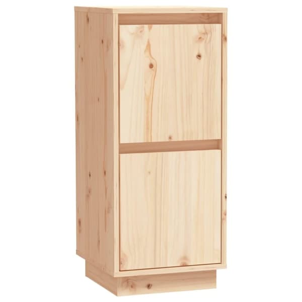 vidaXL Skjenker 2 stk 31,5x34x75 cm heltre furu