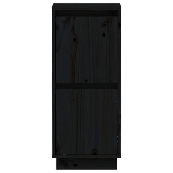vidaXL Senkit 2 kpl musta 31,5x34x75 cm täysi mänty