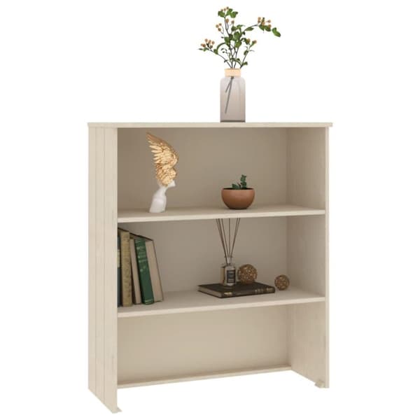 vidaXL Överdel till högskåp HAMAR honungsbrun 85x35x100 cm massiv furu