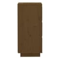 Miniatyrbilde 6 av 10: vidaXL Skjenk 2 stk honningbrun 32x34x75 cm heltre furu