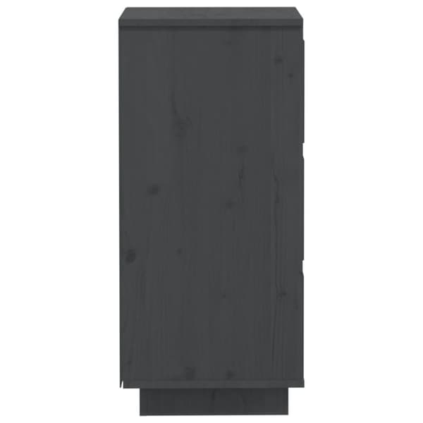 vidaXL Senkit 2 kpl harmaa 32x34x75 cm täysi mänty