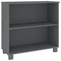 Pikkukuva 1 / 8: vidaXL Sivupöytä HAMAR tummanharmaa 85x35x80 cm täysi mänty