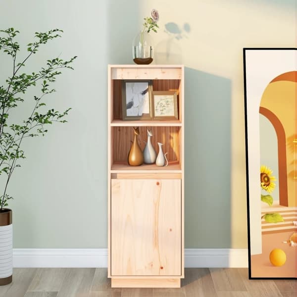 vidaXL Highboard 37x34x110 cm heltre furu