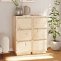 Miniatyrbilde 3 av 10: vidaXL Skjenker 2 stk 32x34x75 cm heltre furu