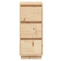 Miniatyrbilde 5 av 10: vidaXL Skjenker 2 stk 32x34x75 cm heltre furu