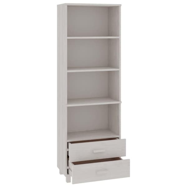 vidaXL højskab HAMAR 60x35x180 cm fyrretræ hvid