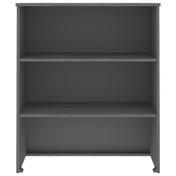 vidaXL Skjenketopp HAMAR mørkegrå 85x35x100 cm heltre furu
