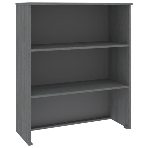 vidaXL Skjenketopp HAMAR mørkegrå 85x35x100 cm heltre furu