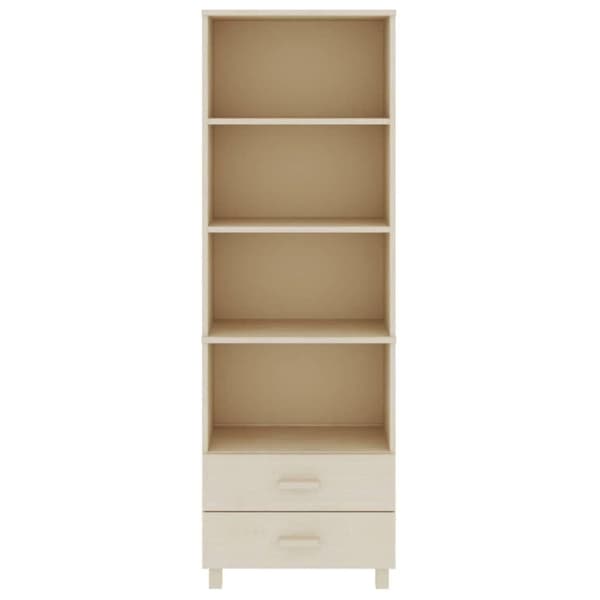 vidaXL Kaappi HAMAR hunajanruskea 60x35x180 cm täysi mänty