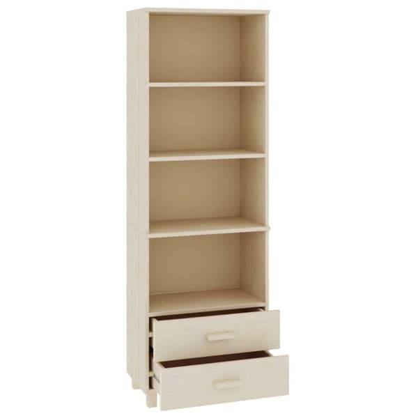 vidaXL Kaappi HAMAR hunajanruskea 60x35x180 cm täysi mänty