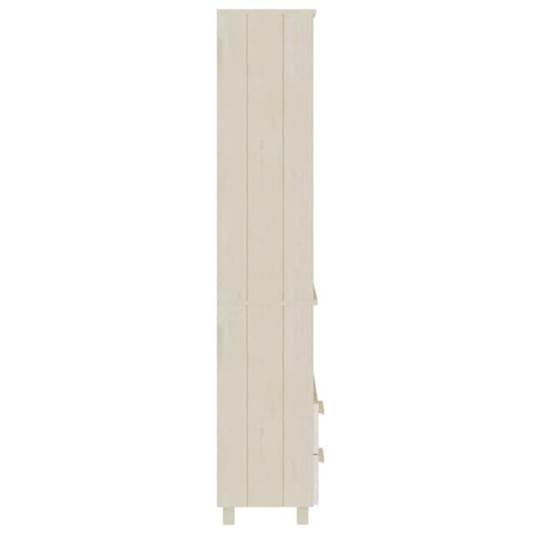 vidaXL Kaappi HAMAR hunajanruskea 60x35x180 cm täysi mänty