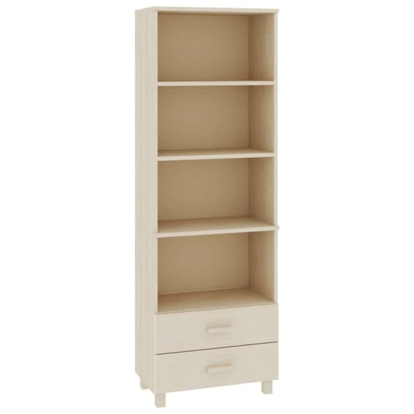 vidaXL Kaappi HAMAR hunajanruskea 60x35x180 cm täysi mänty