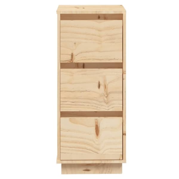 vidaXL Skjenk 32x34x75 cm heltre furu