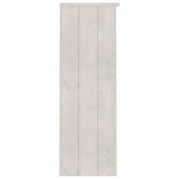 vidaXL Yläkaappi HAMAR valkoinen 85x35x100 cm täysi mänty
