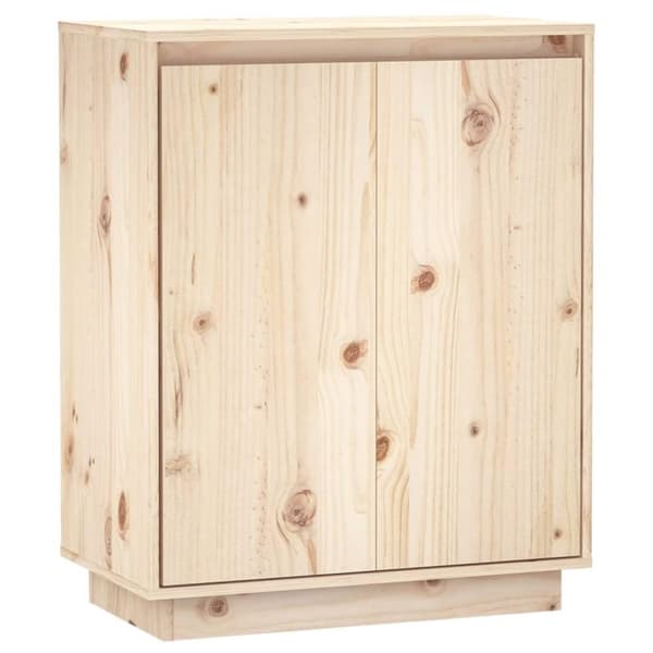 vidaXL Skjenk 60x34x75 cm heltre furu