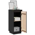 Pikkukuva 6 / 11: vidaXL Senkit 2 kpl musta 31,5x34x75 cm täysi mänty