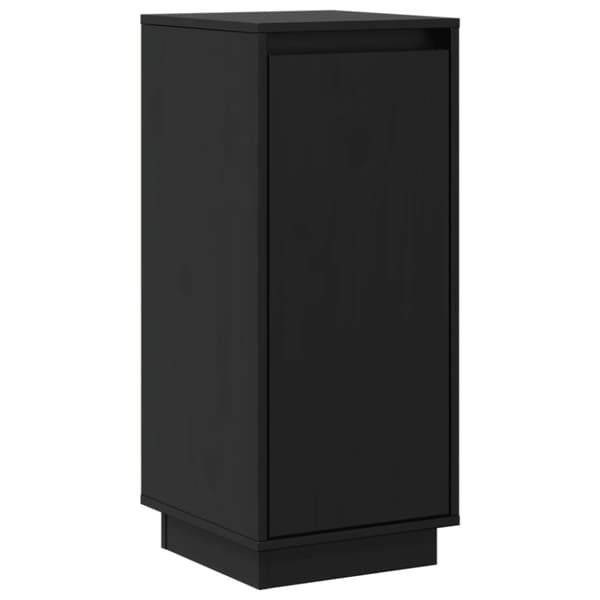 vidaXL Senkit 2 kpl musta 31,5x34x75 cm täysi mänty
