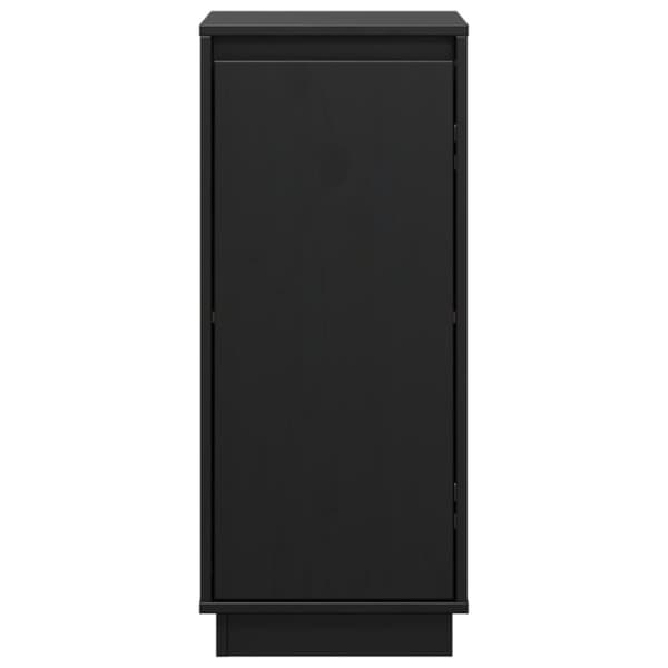 vidaXL Senkit 2 kpl musta 31,5x34x75 cm täysi mänty